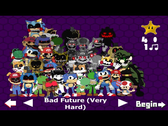 Five Nights At Sonic's Maniac Mania: Bad Future Challenge Complete