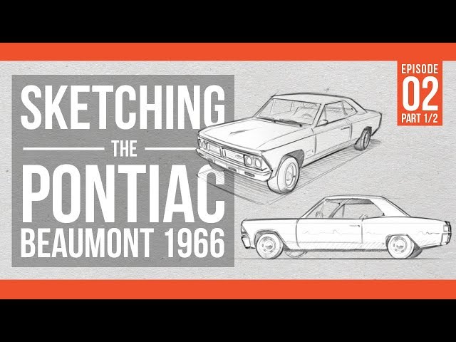 Sketching the Pontiac Beaumont 1966 from Netflix's Rust Valley Restorers