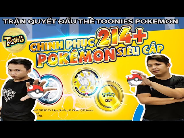 Đấu Thẻ Bài Toonies Pokemon Ngoài Đời Thật Thách Đấu Team Tony TV Và Toystation