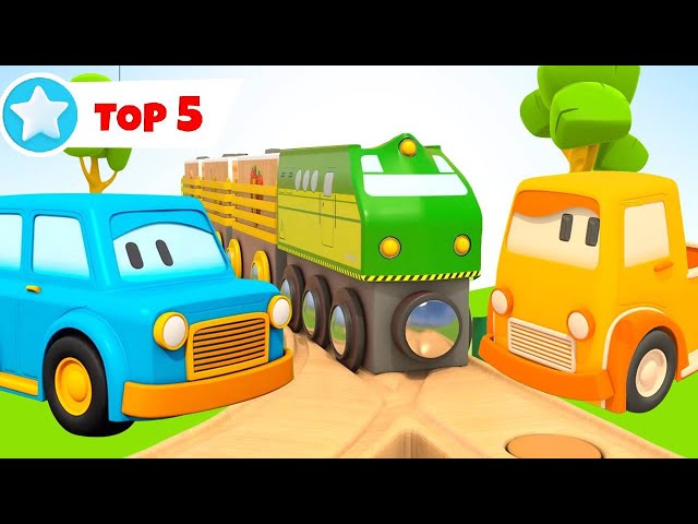 Schlaue Autos - lehrreiche Cartoons für Kleinkinder. Zeichentrickfilme mit Spielzeugautos. TOP-5