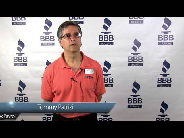 Tommy Patrizi of Apex Payroll  on the BBB