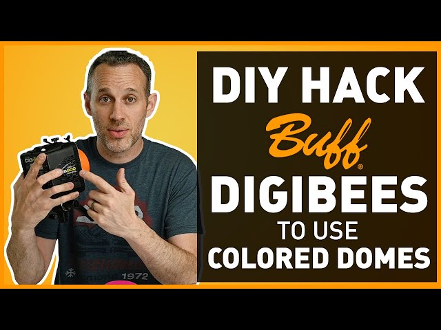 Cheap $7 DIY Hack to Use Paul C. Buff Colored Gel Domes Designed for the Link with your DigiBees