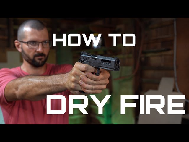 HOW TO DRY FIRE: USPSA GRANDMASTER DEMONSTRATES HIS DRY FIRE ROUTINE