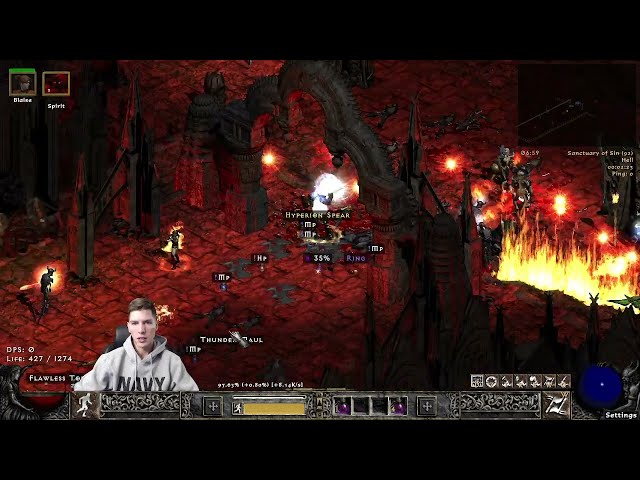 Soloing Dungeons (t4 maps) as Triple Hybrid Throw Barbarian: Project Diablo 2 (pd2) Season 7 [Plugy]