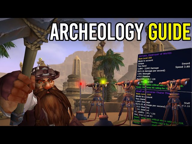 How To Level Up *ARCHEOLOGY* For These BIS ITEMS