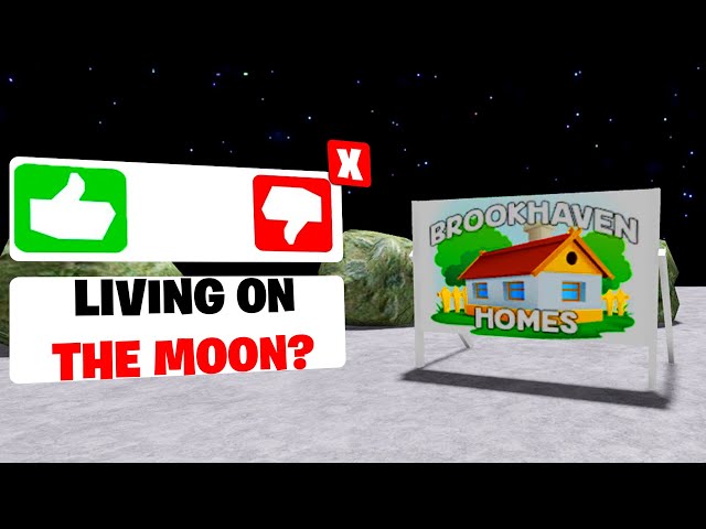 HOW to go TO THE MOON in BROOKHAVEN!