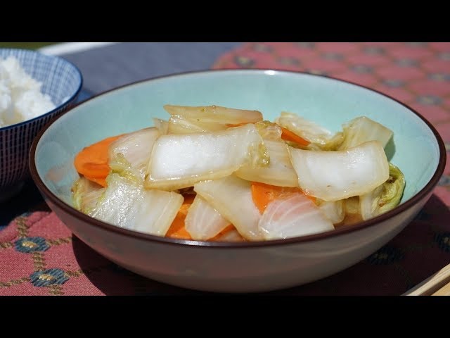 Quick & Easy Stir-Fried Chinese Cabbage - Morgane Recipes