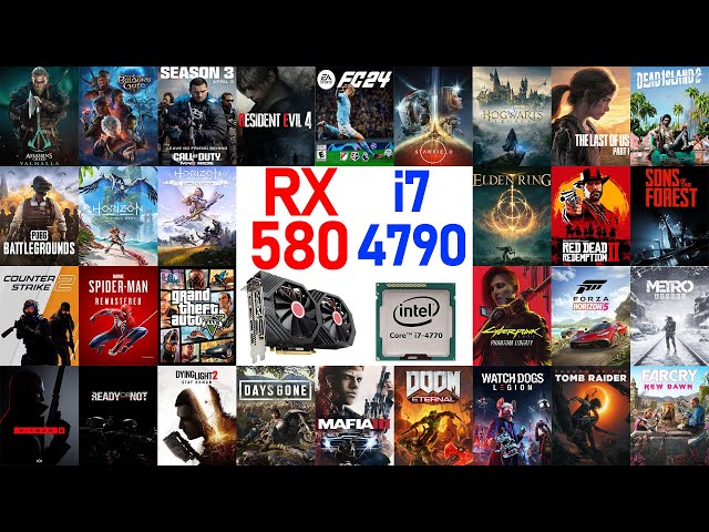 RX 580 8GB | i7 4790 | 16GB Ram | Test in 30 Games