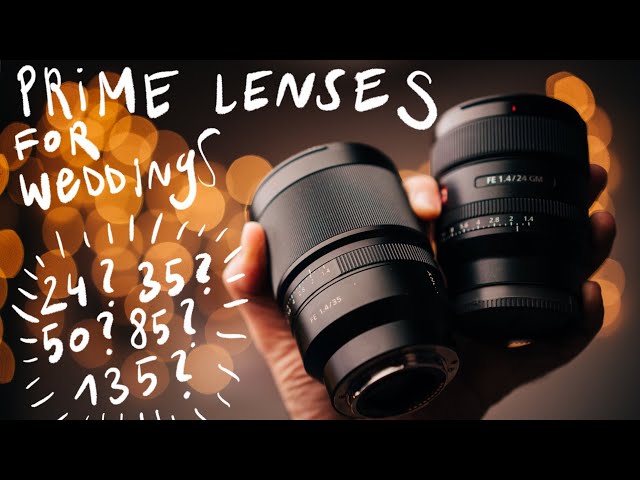 Best prime lenses for weddings - focal length comparison on Sony A1