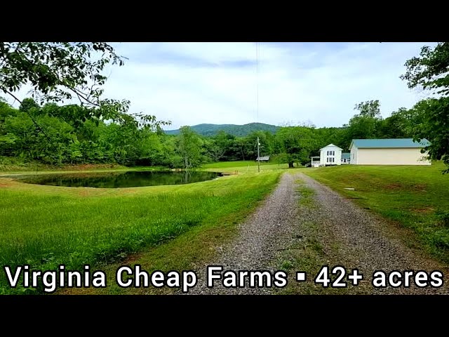 Virginia Farms For Sale |$275k|42 acres| Virginia Farmhouse For Sale | Virginia Real Estate For Sale
