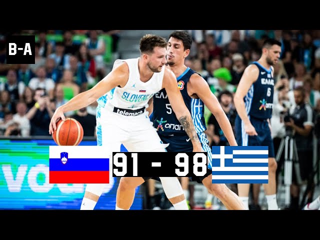Slovenia - Greece 91-98 | Full Highlights | FIBA World Cup Preparation Game | 02.08.2023