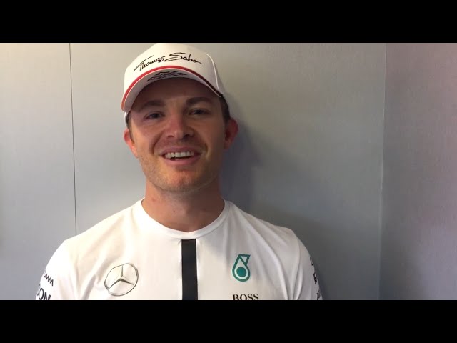 Nico Rosberg: Video Botschaft P2 British GP