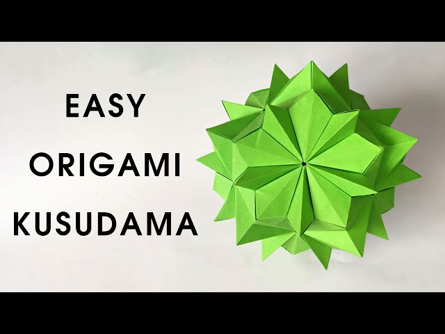 Origami LUMINESCENCE kusudama by Marcell Aldos