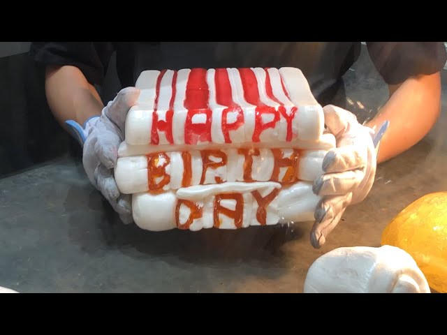 How to make "HAPPY BIRTH DAY" Character Candy PAPABUBBLE Handmade sweet's