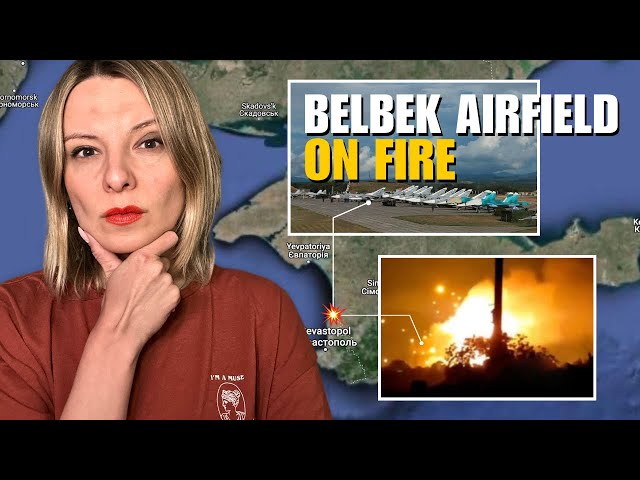 CRIMEA MASSIVE ATTACK: BELBEK AIRFIELD ON FIRE & ROBERT FICO ATTEMPT Vlog 685: War in Ukraine