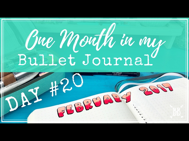 One Month in my Bullet Journal - Day 20