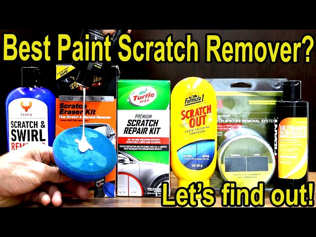 Best Car Paint Scratch Remover? Let's find out! Turtle Wax, Meguiar's, 3M, Nu Finish, Carfidant