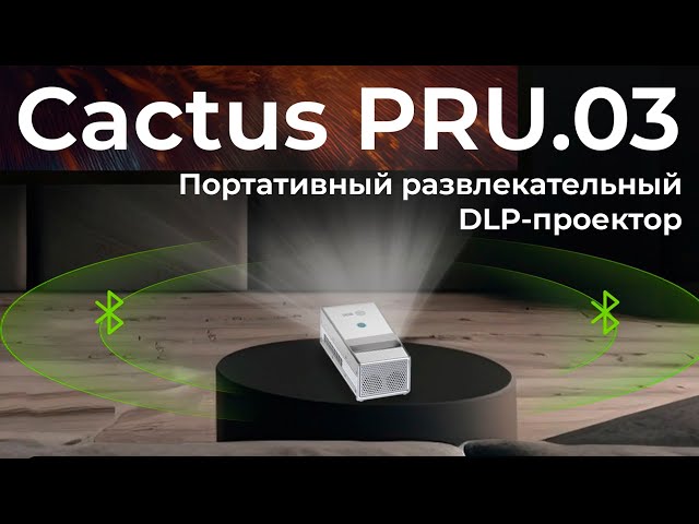 Обзор портативного развлекательного DLP-проектора Cactus PRU.03