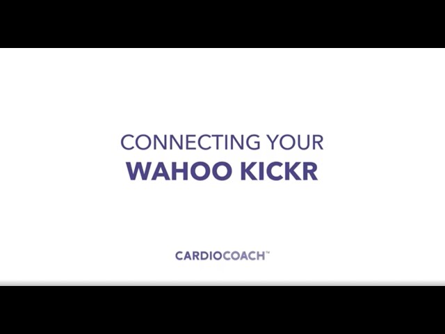 How To Connect a Wahoo to CardioCoach Software