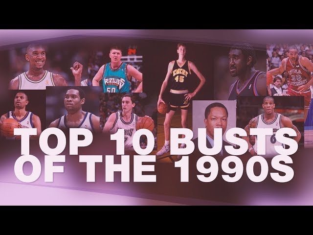 TOP 10 NBA Draft Busts of The 1990s