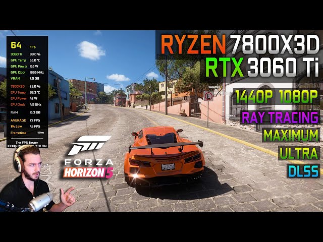Forza Horizon 5 | RTX 3060 Ti  - 1080p, 1440p, Ray Tracing, DLSS
