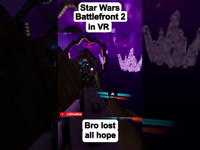 Star Wars Battlefront VR - Bro lost all hope