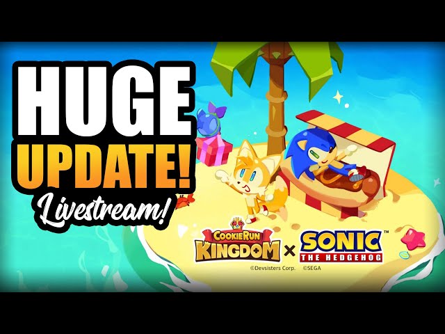 HUGE UPDATE SONIC & TAILS ARE HERE!!! -Cookie Run Kingdom