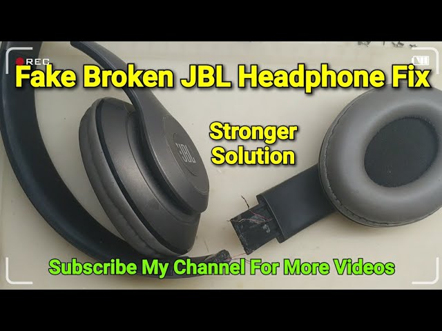 Broken Fake JBL Headphone Fixed | How To Joint Broken Piece of Plastic?