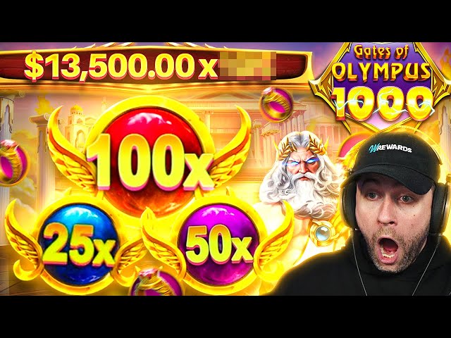 I SPUN in a $100,000 MAX BET BONUS on GATES of OLYMPUS 1000!!! (Bonus Buys)