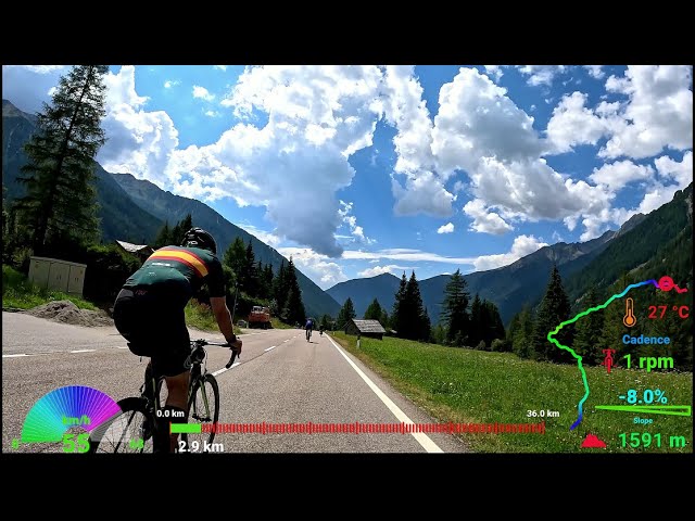 Indoor Cycling Fat Burning Workout Italy Alps South Tyrol Garmin 4K Video