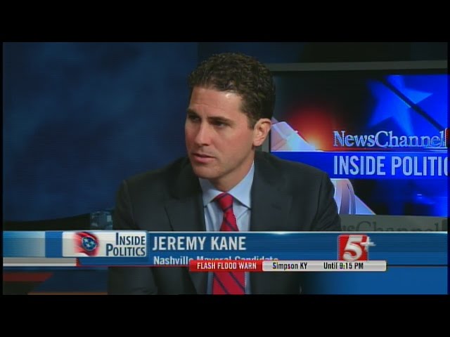 Inside Politics: Nashville Mayoral Candidate: Jeremy Kane P.1