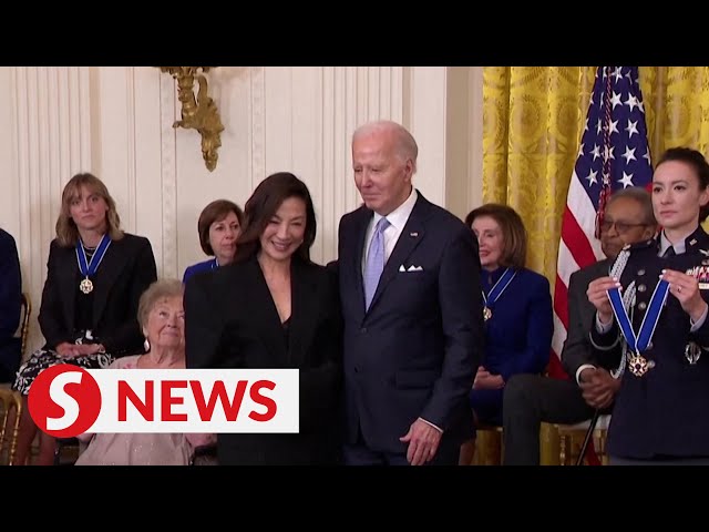 Michelle Yeoh honoured as pioneer by Biden with Presidential Medal of Freedom