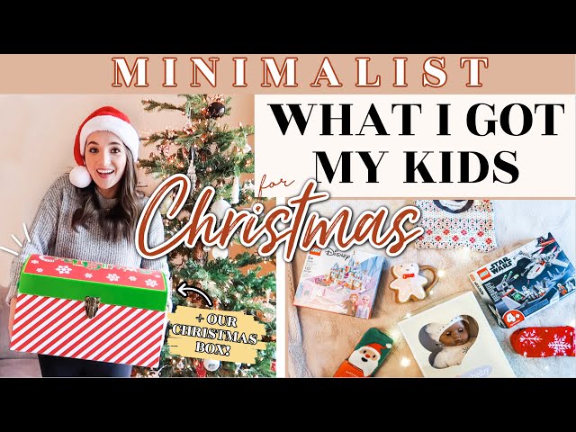 🎁WHAT I GOT MY KIDS FOR CHRISTMAS | MINIMALIST GIFT IDEAS to keep the holiday clutter under control