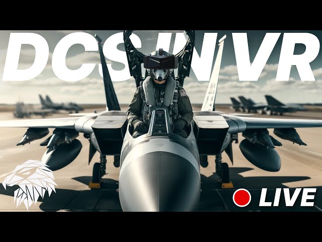 Live DCS !VR Setup and learning the !F14 Tomcat | Can contain salt troubleshooting VR issues 🤣