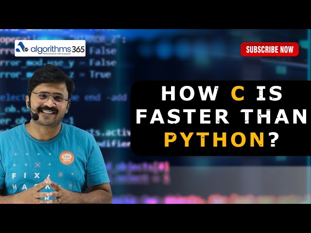 The Ultimate Showdown: Python vs C speeds| c vs python differences | Algorithms 365