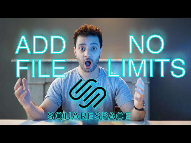 How to Upload Large Files in Squarespace