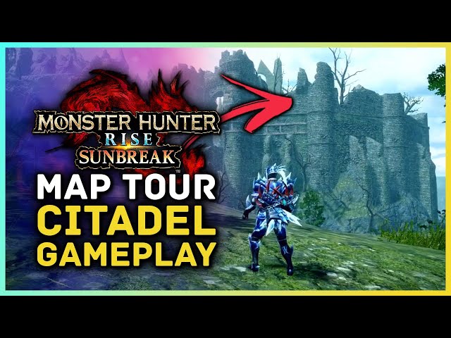 Monster Hunter Rise Sunbreak - New Map Tour Gameplay! Frozen Area, The Citadel, New Monsters & More!