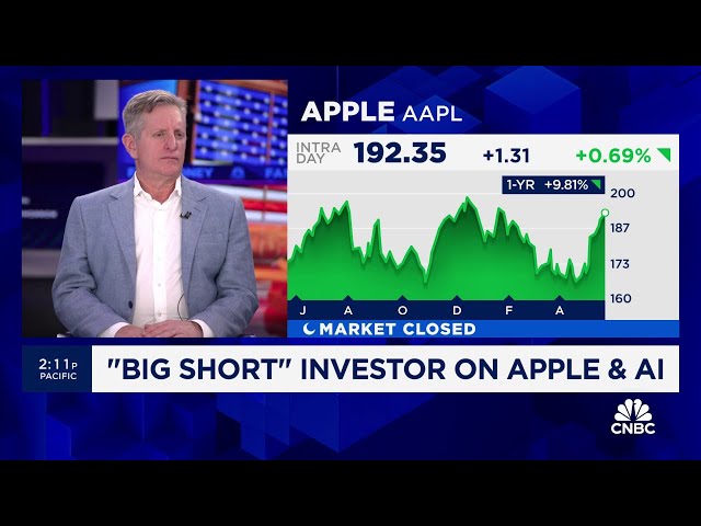 'Big Short' investor Steve Eisman predicts huge Apple refresh cycle ahead due to AI