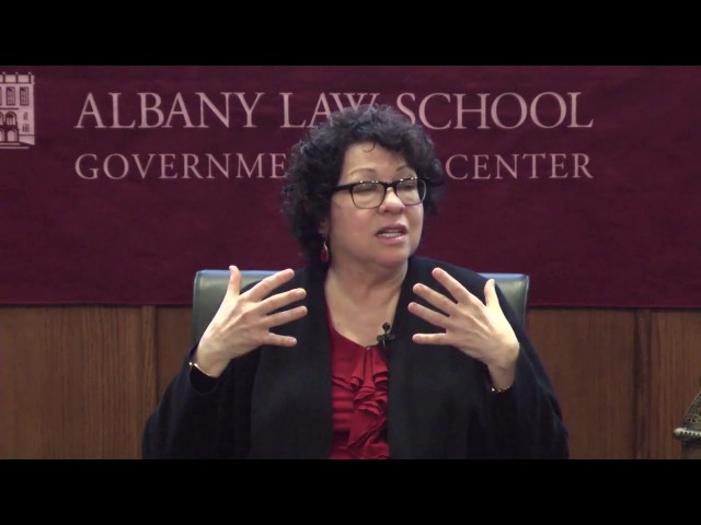 U.S. Supreme Court Associate Justice Sonia Sotomayor - Albany Law School Panel Discussion