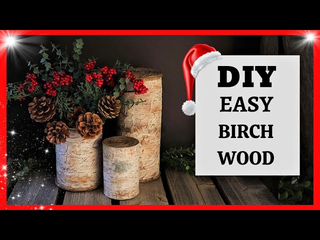 EASY FREE DIY BIRCH WOOD! | DOLLAR TREE FALL DIY