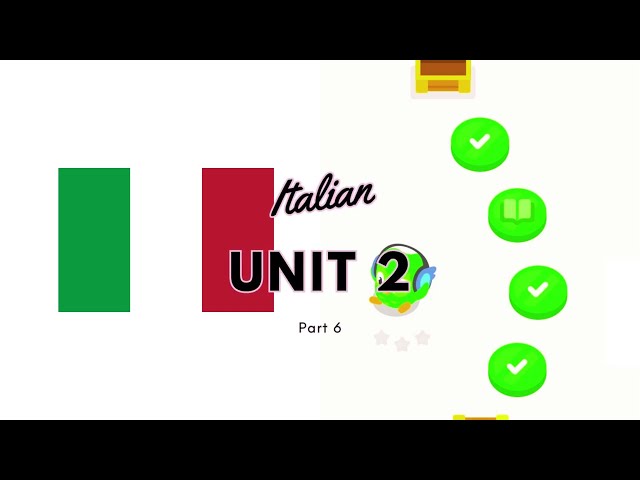 Learning Italian on Duolingo Unit 2: Part 6 - Talk About Jobs