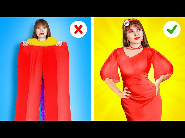 DIY YOUR OWN STYLISH CLOTHES || Genius Fashion Hacks by 123 GO! GLOBAL