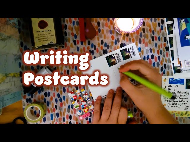 Writing Postcards for Postcrossing | How to write a postcard