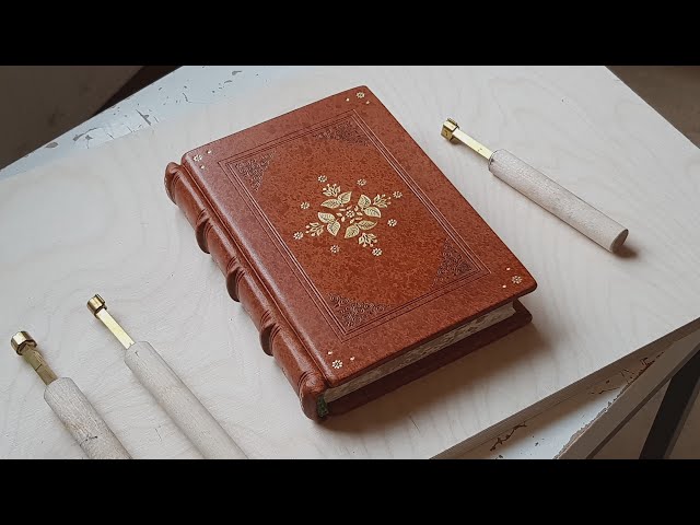 (Bookbinding) Making Leather journal Book