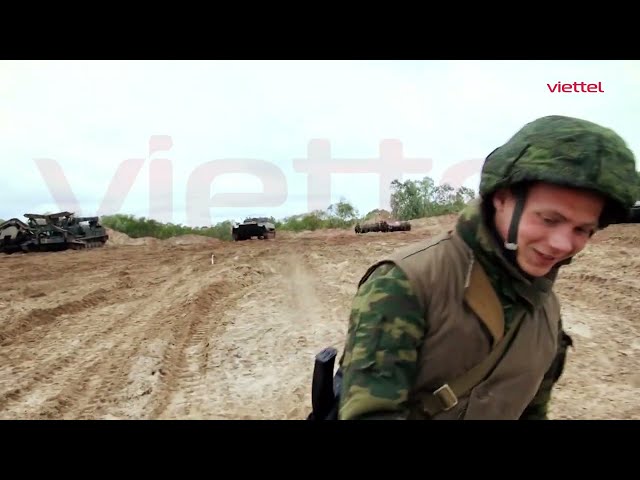 ⭐️VŨ KHÍ NGA | Công binh Nga trình diễn tuyệt kỹ vượt sông, tiếc là hỏa lực ở Ukraine quá hiểm ác