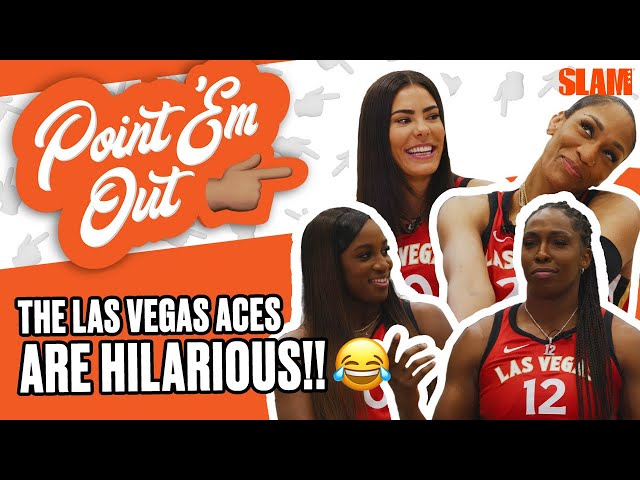 Who is the Queen of Pranking in Vegas!? The Aces ARE HILARIOUS! | Point 'Em Out