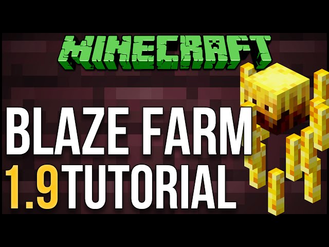 Minecraft: Blaze Farm 1.9 Tutorial (Blaze XP Farm)