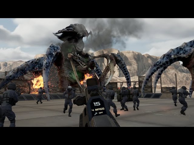 STARSHIP TROOPERS MOUNT A COUNTER ATTACK