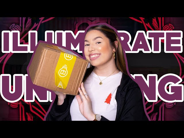 an illumicrate unboxing // dearly departed: illumicrate april 💀 💜