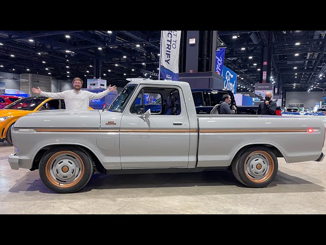 I Ride In Ford’s Electric F-100 Eluminator Pickup For The First Time!